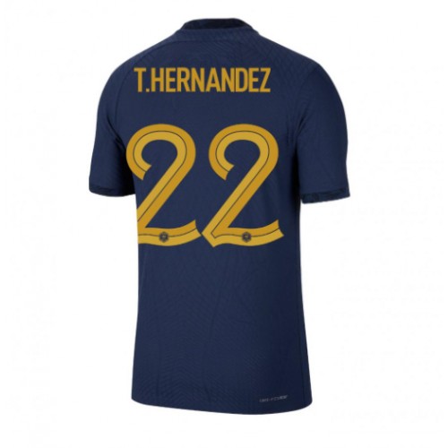 Echipament fotbal Franţa Theo Hernandez #22 Tricou Acasa Mondial 2022 maneca scurta